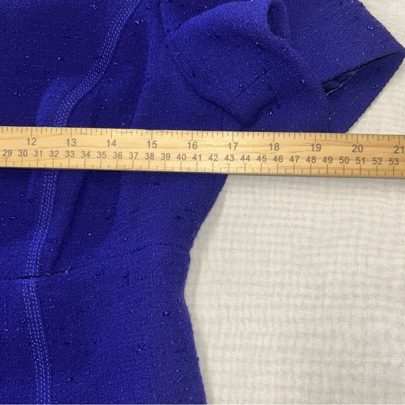 Escada Purple Short Sleeve Dress - Picture 5 of 12